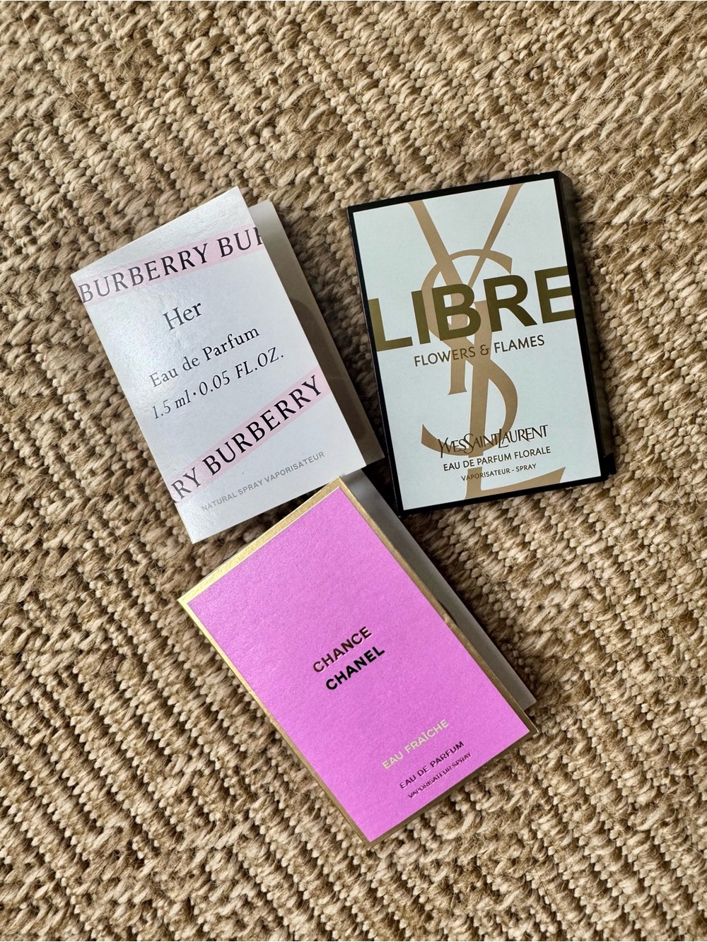 Lot/3 beauty samples - fresh
